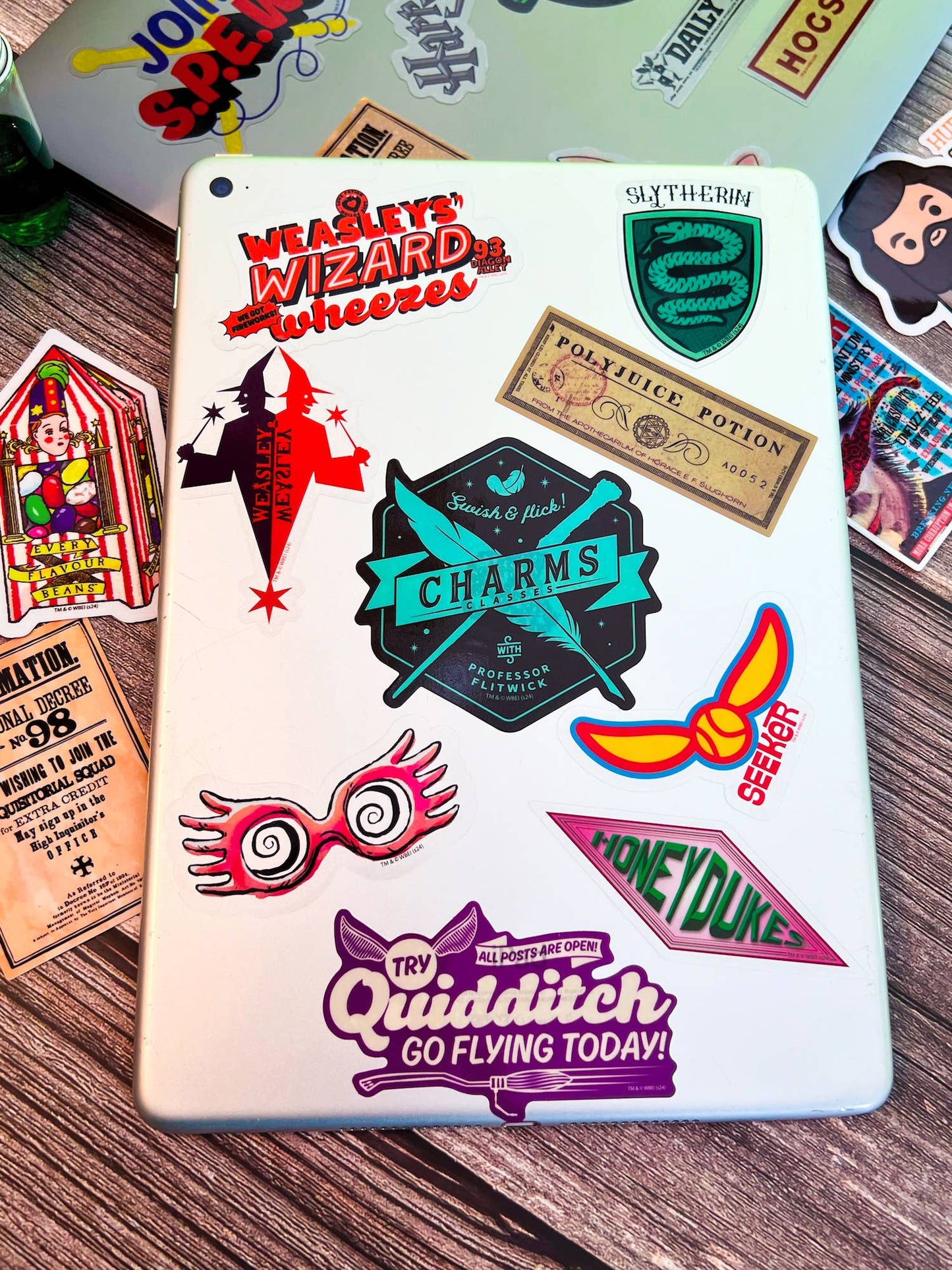 Harry Potter Clear Variety Decals (50-Pack)