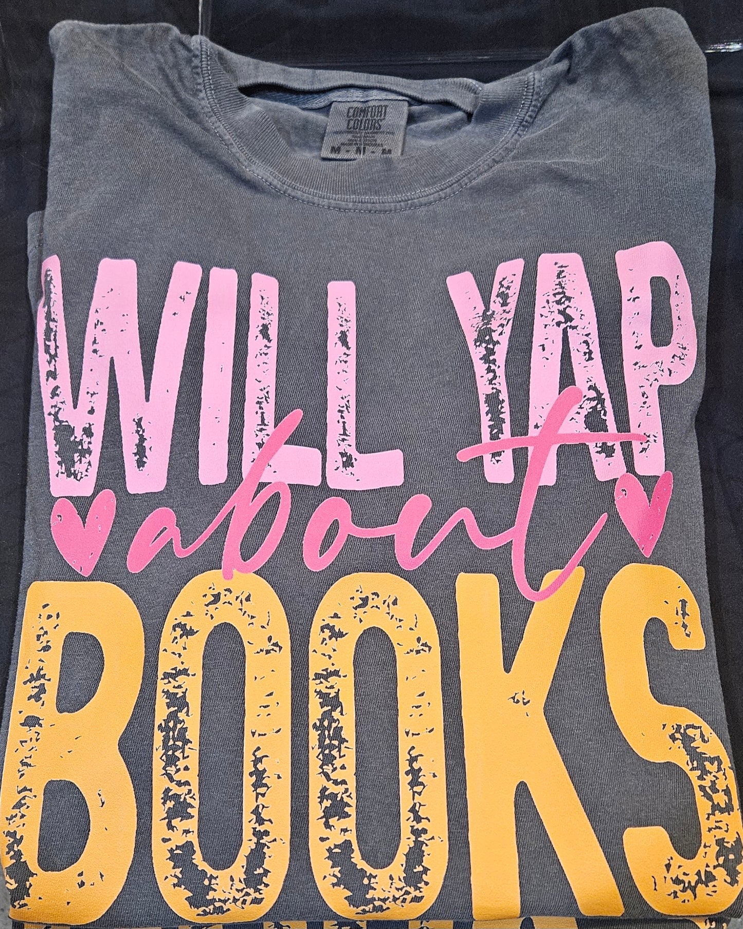 Will Yap About Books Tshirt