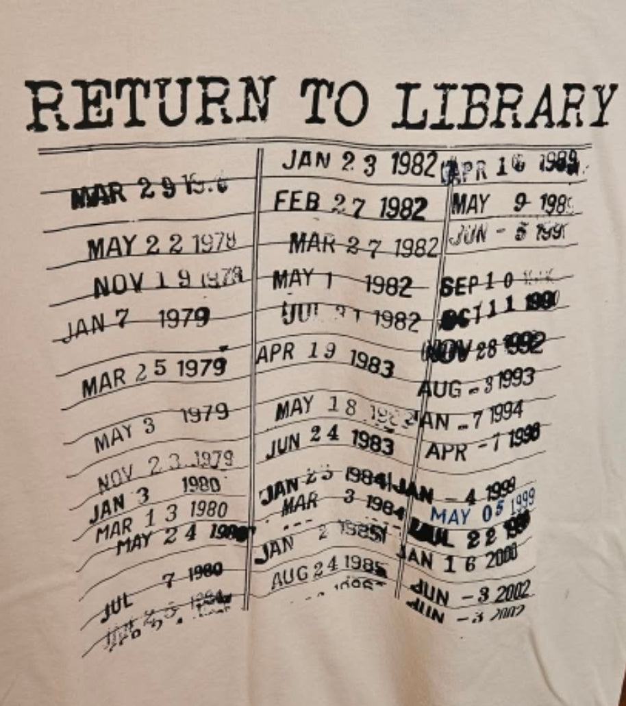 Library Card Tshirt