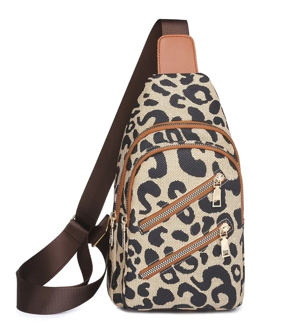 Leopard sling bag new arrivals