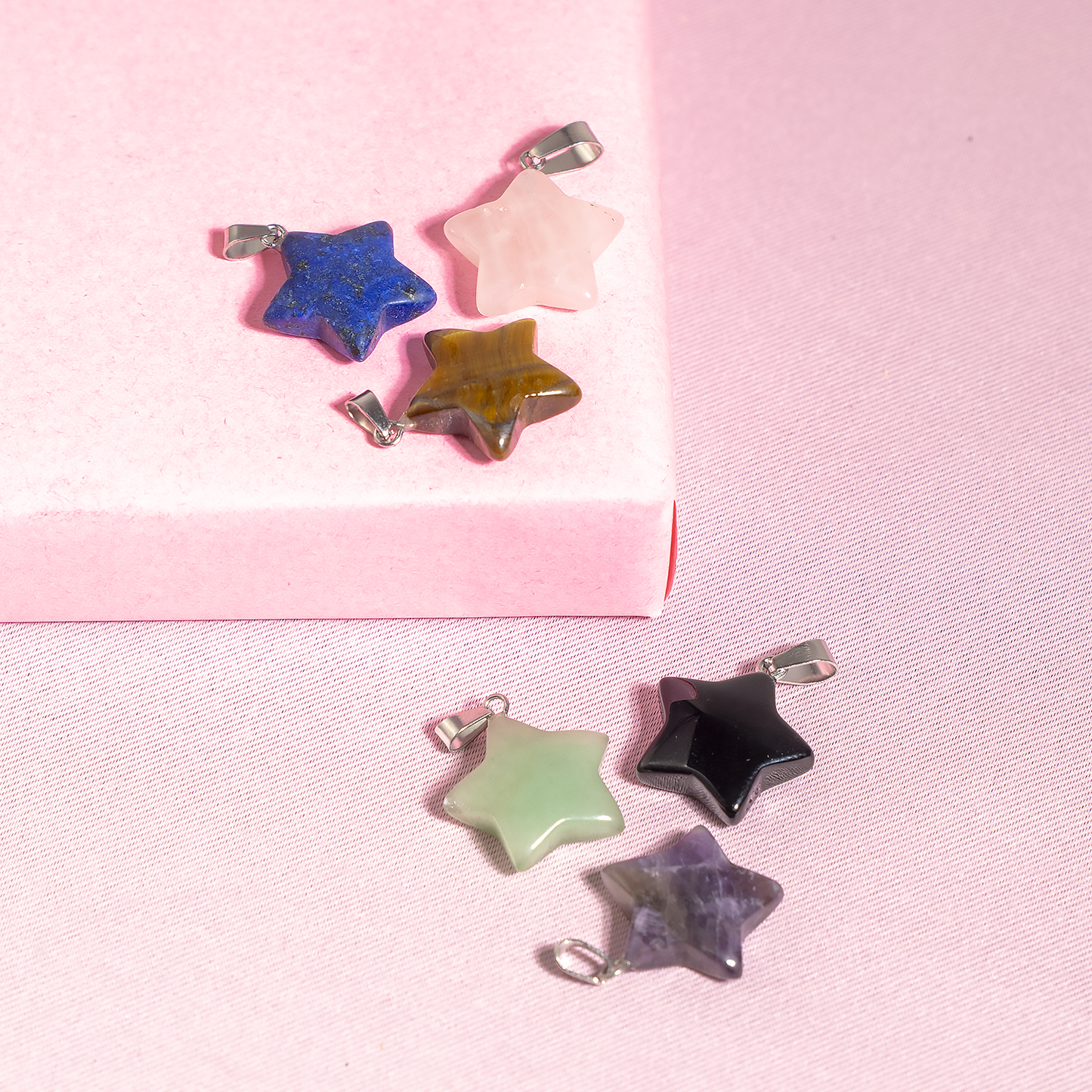Crystal Star Pendant | Amethyst | Gemstone Pendants