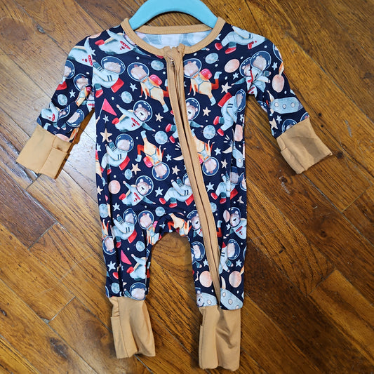 Bamboo Astronaut Zippie