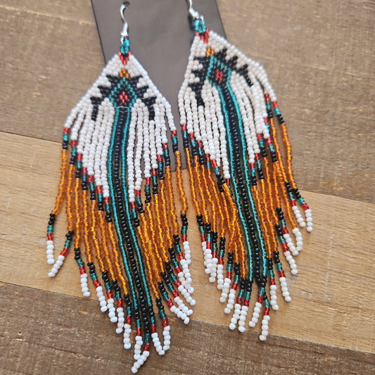 Western Beaded Earrings