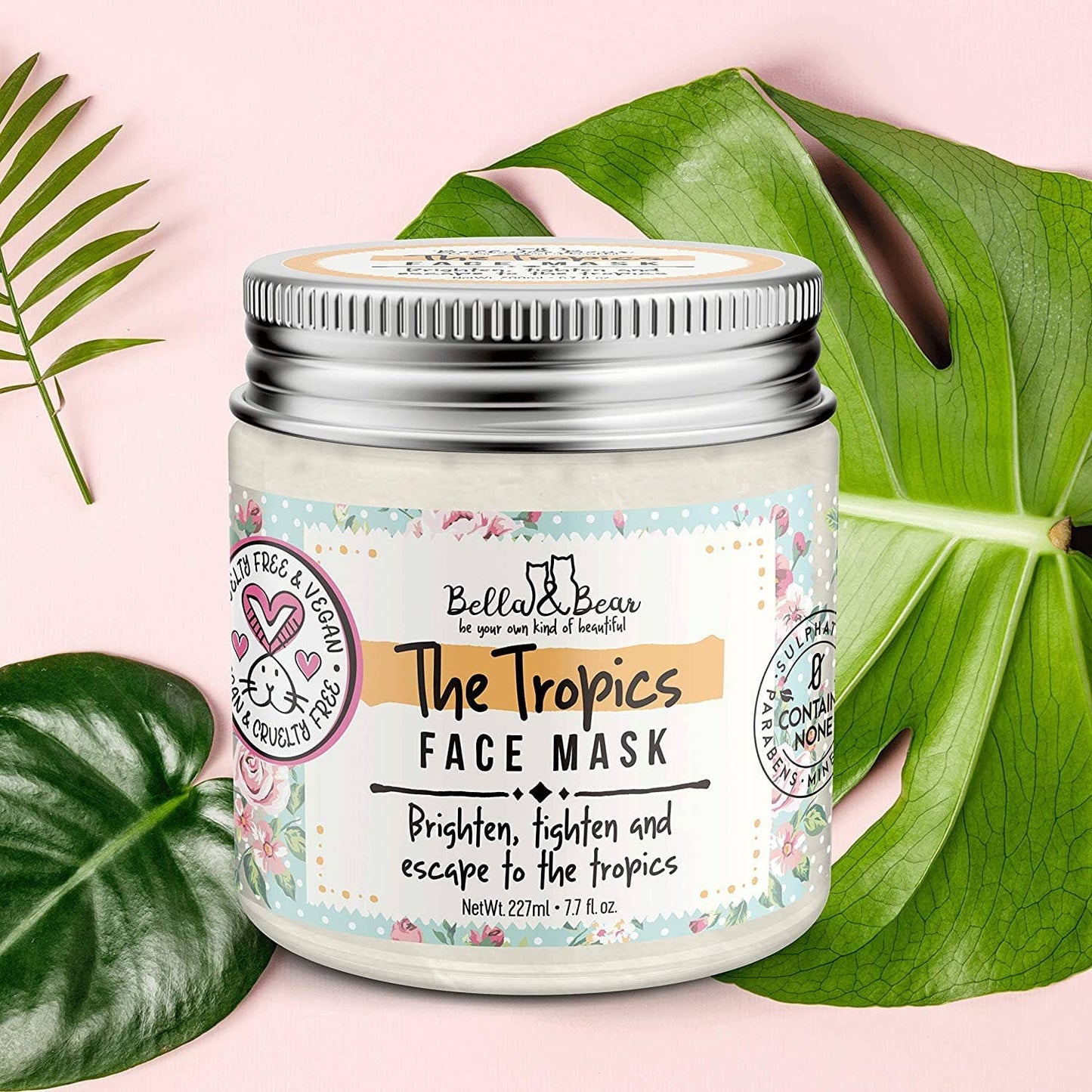 Tropics Travel Size Face Mask, Mini 1oz