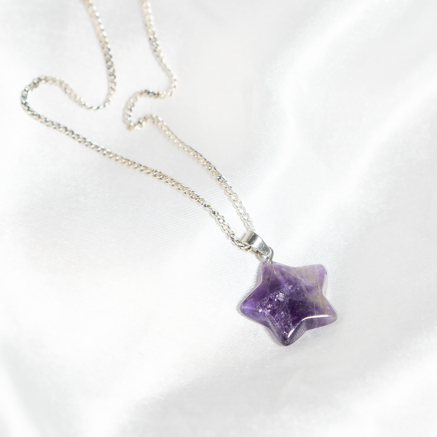 Crystal Star Pendant | Amethyst | Gemstone Pendants