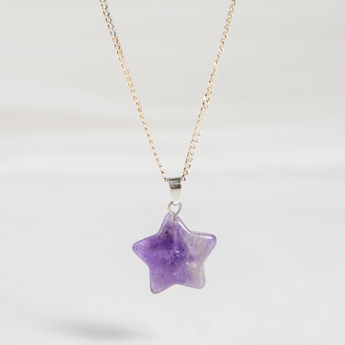 Crystal Star Pendant | Amethyst | Gemstone Pendants