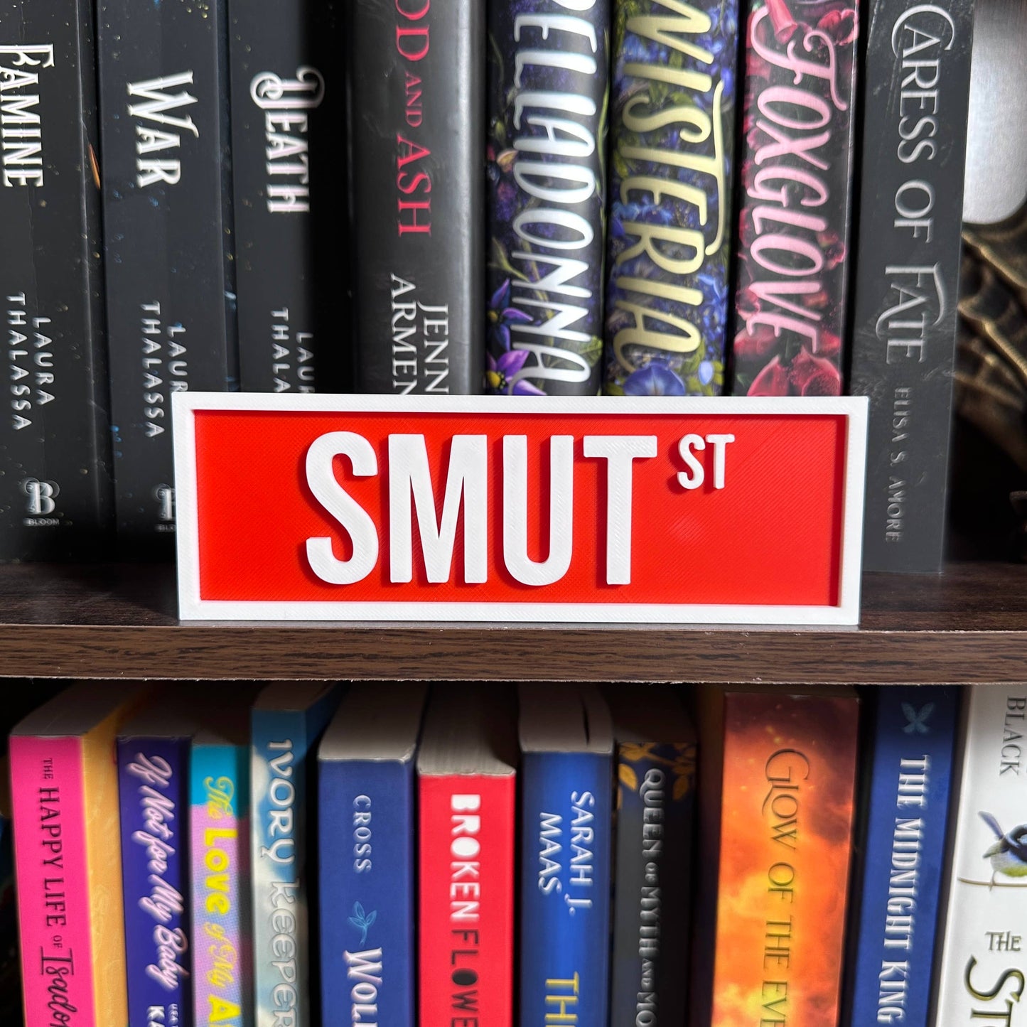 Smut Street Sign | Bookshelf Decor