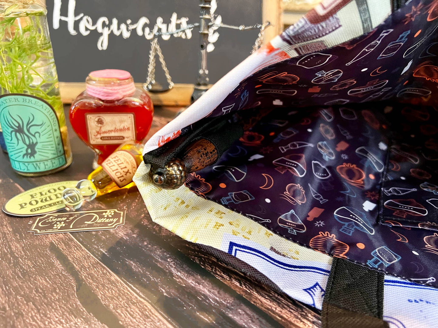 Harry Potter Potions Labels Tote Bag