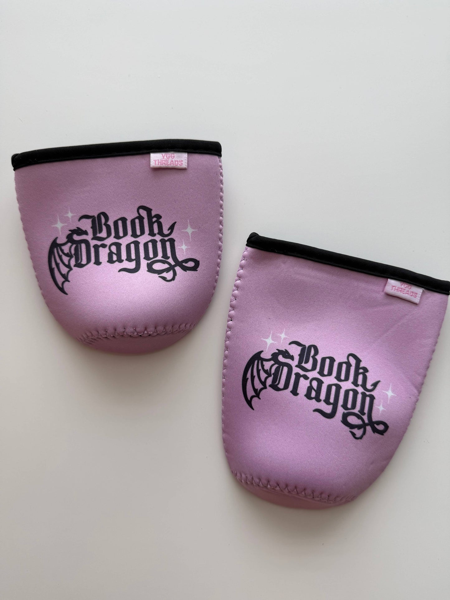 Book Dragon Iced Coffee Drink Sleeve- Medium