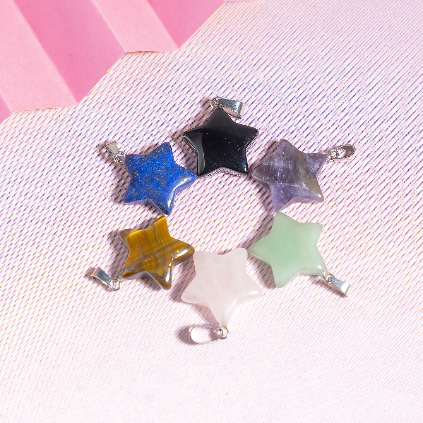 Crystal Star Pendant | Amethyst | Gemstone Pendants