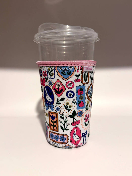 Coquette Goose Iced Coffee Drink Sleeve - Medium