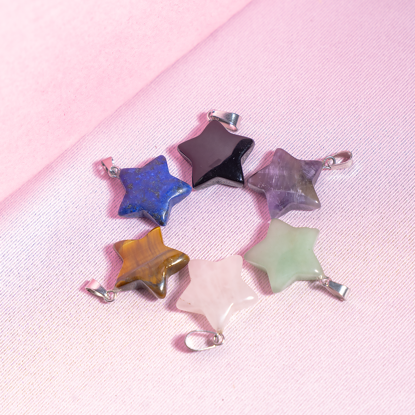 Crystal Star Pendant | Amethyst | Gemstone Pendants