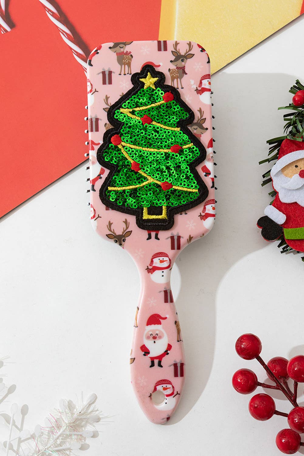 Valentine's Day Gifts Bow Print Anti-Static Air Cushion Comb