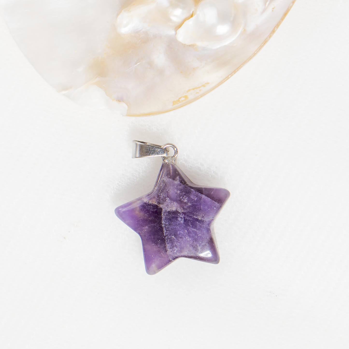 Crystal Star Pendant | Amethyst | Gemstone Pendants