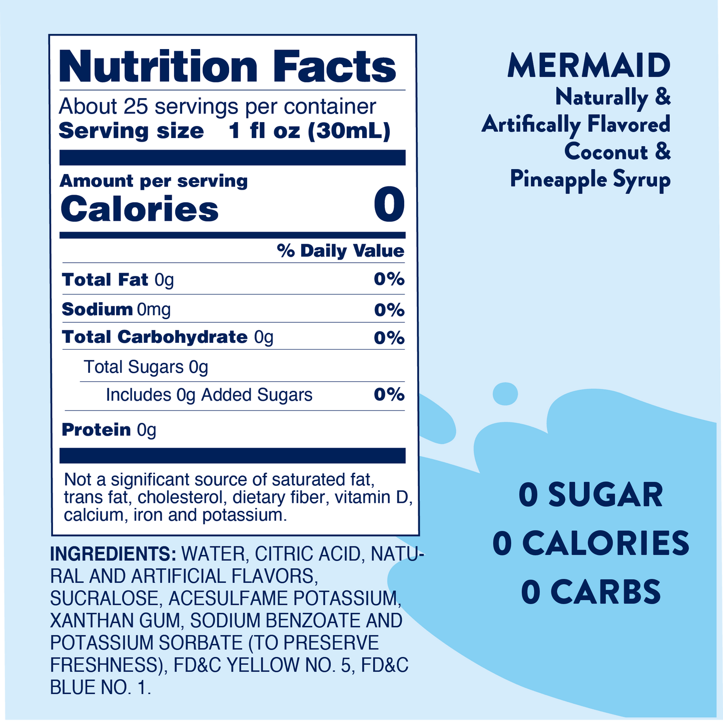 Sugar Free Mermaid™ Syrup