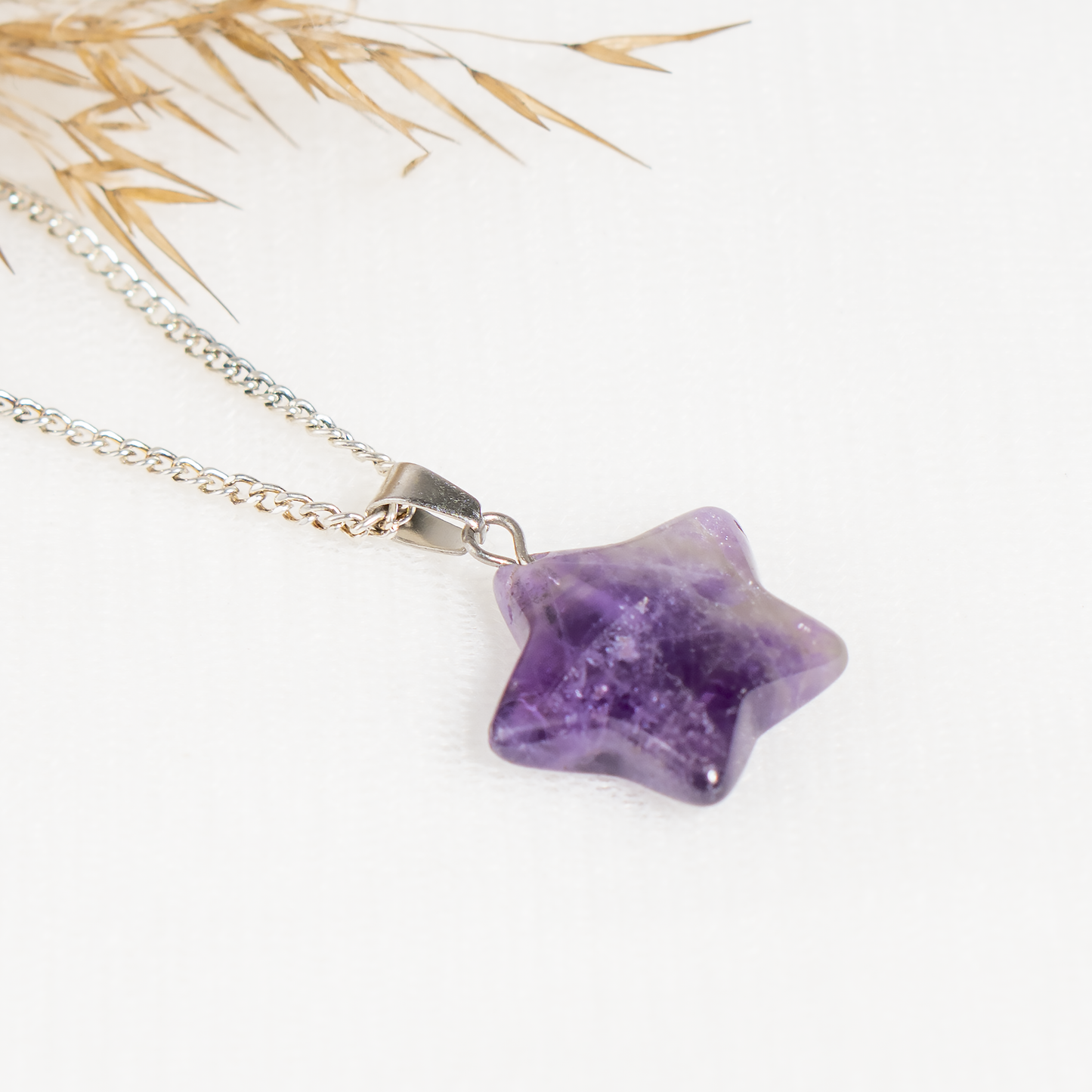 Crystal Star Pendant | Amethyst | Gemstone Pendants