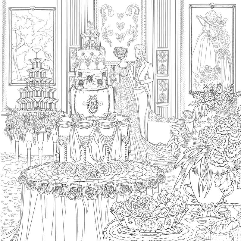 Unofficial Bridgerton Coloring Book by Sara Richard