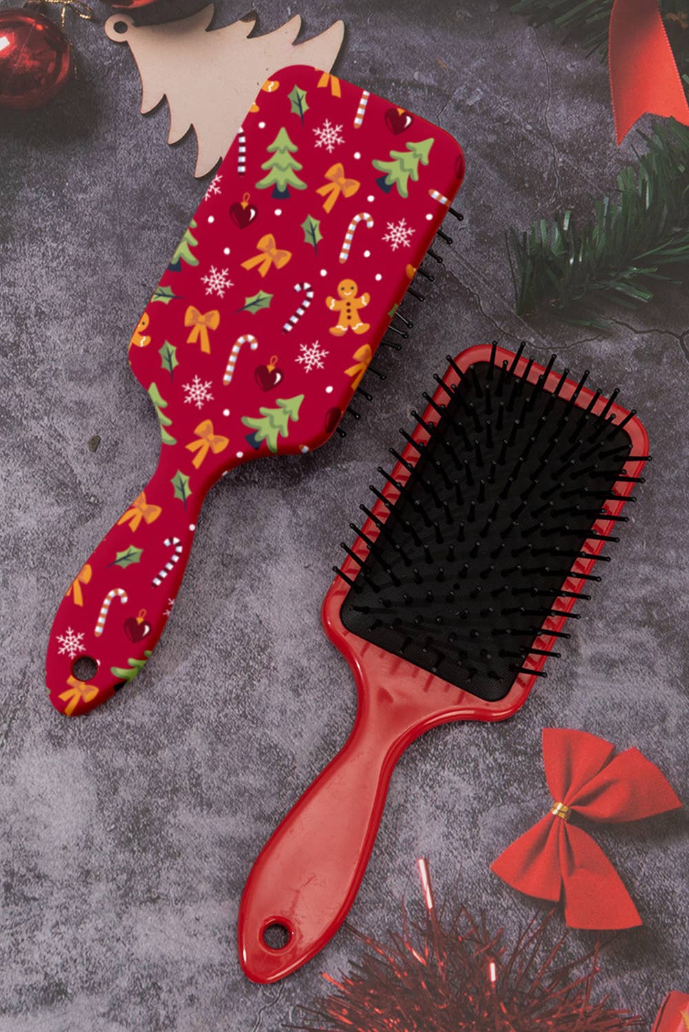 Valentine's Day Gifts Bow Print Anti-Static Air Cushion Comb