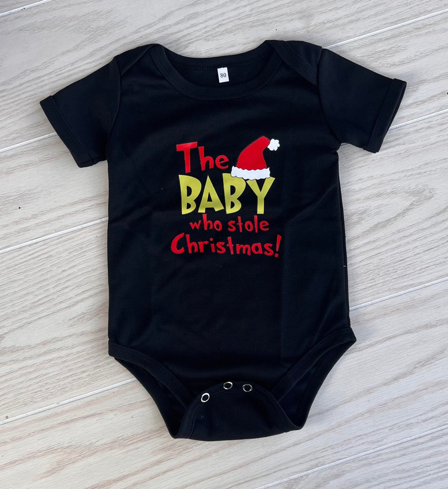 Baby Who Stole Christmas Onesie