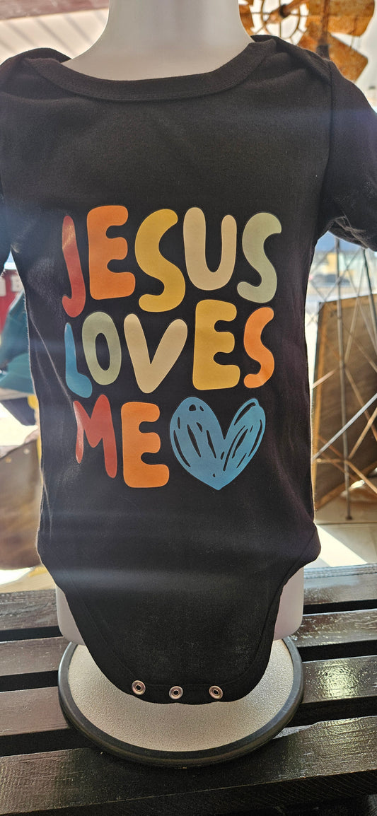Jesus Loves Me Onesie/Tee